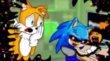 FNF Corrupted “SLICED” But Everyone Sings It | Annoying Orange x Tails and Sonic (Part 1)