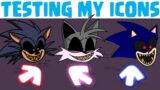 FNF Icons Test | Original VS Remaster Icons | Sonic EXE 3.0, Sonic Lord X, Tails