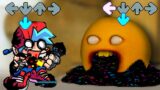 FNF Corrupted “SLICED” IN REAL LIFE | Annoying Orange With BF FNF Animation Part 2