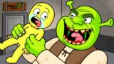 5 Nights at Shrek's Hotel?! (Cartoon Animation)