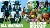 All Warden Vs All New Mutant in Minecraft