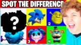 Can You SPOT THE DIFFERENCE!? (POPPY PLAYTIME vs FNAF SECURITY BREACH! vs FNF!)