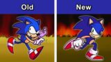 Confronting Yourself Old VS New – Friday Night Funkin' Sonic.Exe Ring of Despair