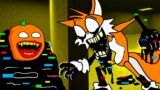 Corrupted Annoying Orange VS Tails | Friday Night Funkin' Animation