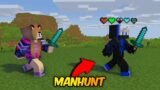 Custom Hearts Speedrunner VS Hunter in Minecraft
