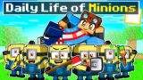 DAILY LIFE of MINIONS in Minecraft!