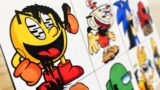 Drawing FNF – New Pibby Pacman/Pibby Cuphead /Pibby Sonic and Tails/Red Impostor glitch