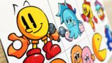 Drawing FNF – PacMan (Arcade World) full week / Ms. Pac-Man / Friday Night Funkin