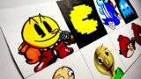 Drawing FNF’ VS Original Pac-Man, Baldi, and Red
