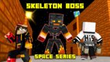 Evolve Skeleton Boss Fight in Minecraft | Space Series | #02 | in Telugu