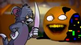 FNF Annoying Orange VS Corrupted Tom |Tom's Basement Show |Annoying Orange x Come Learn With Pibby