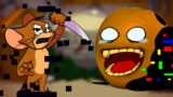 FNF Annoying Orange VS Pibby Jerry |Tom's Basement Show |Annoying Orange x Come Learn With Pibby