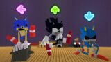FNF Character Test | Gameplay VS Minecraft Animation | Sunky Sink | Dark Sonic | Metal Sonic