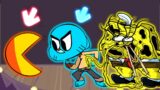FNF Character Test | Gameplay VS Playground | Gumball, Spongebob, Pac-Man