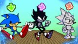 FNF Character Test | Gameplay VS Playground | VS SUNKY MILK EXE3 l VS Dark Sonic | VS Documic Sonic