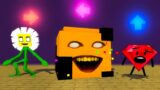 FNF Character Test | Minecraft Animation | Annoying Orange | Battle for Corrupted Island | Daisy
