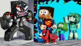 FNF Corrupted “SLICED” But Annoying VeNom x Spiderman x Zombie x Minecraft x FNF Animation Sing It