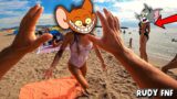FNF Corrupted “SLICED” Tom & Jerry Got Me Like | Annoying Orange x Parkour x FNF Animation