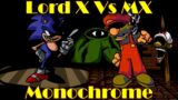 FNF | Lord X Vs MX | Monochrome – Vs. Lullaby Mod  | Mods/Hard |