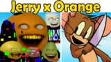 FNF Pibby Annoy Orange VS. Jerry Mouse (Come and Learn with Pibby x FNF Mod)