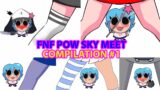 FNF Pow SKy Meet Fnf Character Compilation #1 | Meme Friday Night Funkin | FNF Animation