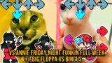 FNF VS Annie Full WEEK But FLOPPA VS BINGUS- Friday Night Funkin' Custom Animation