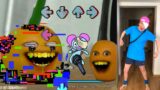 FNF VS Corrupted Annoying Orange | Annoying Orange x Come Learn With Pibby (FNF Real Life)