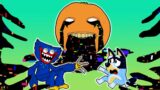 FNF "SLICED" [ Ep.6 ] | Corrupted Annoying Orange x Huggy Wuggy x Mommy Long Legs | Bluey Animation