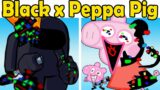 FNF vs. Pibby Black Impostor VS. Pibby Peppa Pig (Come learn with Pibby x FNF Mod/Pibby Among Us)