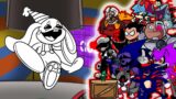 FNF vs White Bunzo Bunny – But Different Characters Sing It (Musical Memory) FNF Vs Poppy Playtime 2