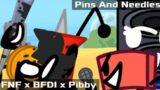 FNF x BFDI x Pibby Concept | Vs. W.O.A.H. Bunch | Pins And Needles (Remastered)