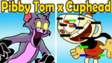 FNF x Glitched Legends Pibby Tom VS. Pibby Cuphead(Come and learn with Pibby x FNF Mod)
