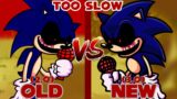 FNF': Vs Sonic.exe – Too Slow (2.0 VS 3.0) (ts old and new comparison)
