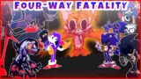 FOUR-WAY FATALITY | Four-Way Fracture but V2.5/3.0 Characters Sings it | FNF COVER