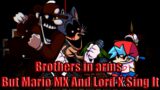 Friday Night Funkin : Brothers In Arms But Mario MX And Lord X Sing It (FNF Cover)