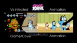Friday Night Funkin' Annoy Orange Pibby V.S  Bluey || Bluey Animation x Game/Cover Comparison
