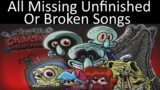 Friday Night Funkin' – Mistful Crimson Morning All Unfinished, Broken Or Missing Songs (FNF MODS)