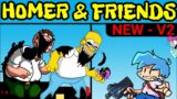 Friday Night Funkin' New VS Pibby Simpsons V2 Update Full Week | Come Learn With Pibby x FNF Mod