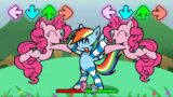 Friday Night Funkin' – Pinkie Race VS Rainbow – My Little Pony – FNF Mod