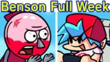 Friday Night Funkin' VS Benson FULL WEEK + Mordecai & Rigby (FNF Mod) (Regular Show Cartoon)