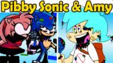 Friday Night Funkin' VS. New Pibby Amy & Sonic (Come learn with Pibby x FNF Mod)