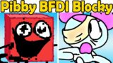 Friday Night Funkin' VS. Pibby Blocky BFDI (Learn With Pibby x FNF Mod/VS BFDI Glitch)
