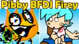 Friday Night Funkin' VS. Pibby Firey BFDI (Learn With Pibby x FNF Mod/VS BFDI Glitch)