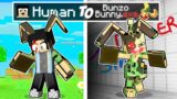From Human to BUNZO BUNNY.EXE in Minecraft!