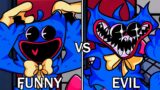 Funny Huggy Wuggy VS Evil Huggy Wuggy – Friday Night Funkin' Mod