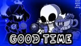 Good Time But Nightmare BF VS Sans And Cuphead! | Friday Night Funkin