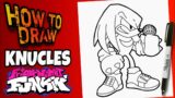 HOW TO DRAW KNUCLES FROM FRIDAY NIGHT FUNKIN'  | como dibujar a knucles de friday night funkin