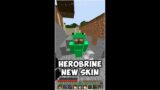 Herobrine Changed His Skin TO FUNNY Minecraft #shorts