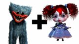 Huggy Wuggy + Poppy Doll = ??? | Poppy playtime chapter 2 Animation | Friday Night Funkin’ Animation
