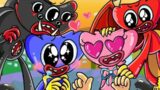 Huggy Wuggy Singe "Sliced" but Everyone Sings It – FNF & Poppy Playtime 2 Animation